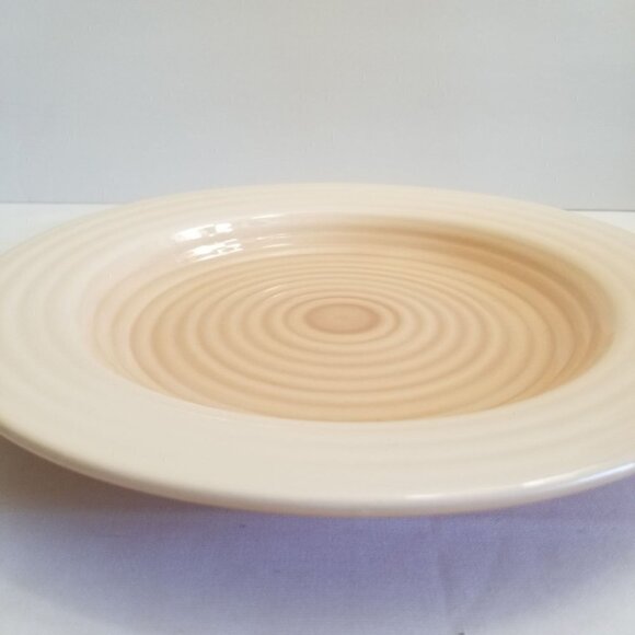 Mid-Century Hausenware Twist Orange Dinner Plate - Picture 2 of 6